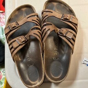 Birkenstock Brown Sandals Comfortable Durable Design